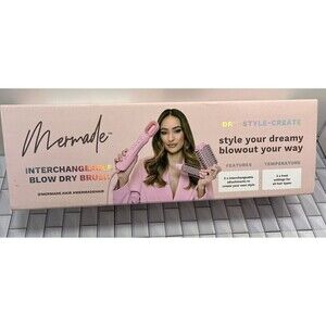 Mermade Hair Ionic Blow Dry Wave Interchangeable New 3 In 1